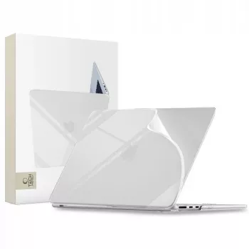 Tech-Protect Smartshell za MacBook Air 13 M2-M5 2023-2026, kristalno prozorno