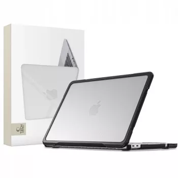Tech-Protect Velar MacBook Neo 13 2026 trdo ohišje črno/mat prozorno