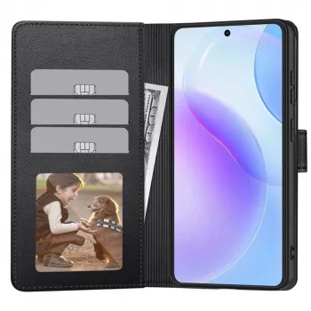 Tech-Protect ovitek z denarnico za Xiaomi 17T, črn