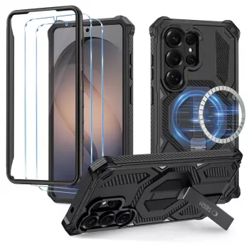 TECH-PROTECT MagBlast MagSafe + steklo, 2 kosa, za Samsung Galaxy S26 Ultra, črno