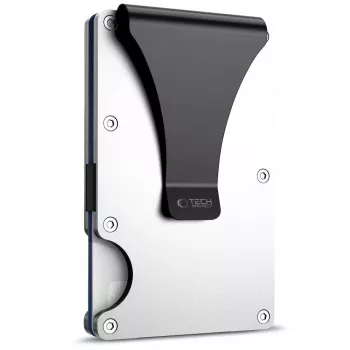 TECH-PROTECT THORN RFID denarnica za kartice jekleno srebrna