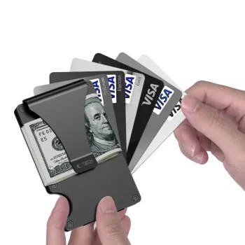 TECH-PROTECT THORN RFID denarnica za kartice, črna