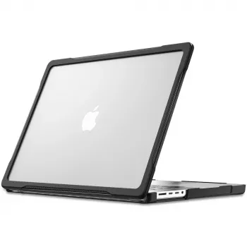 Tech-Protect Velar trdi ovitek za MacBook Pro 14 inch M1-M5 Pro/M5 Pro Max 2021-2026, črn/mat prozoren