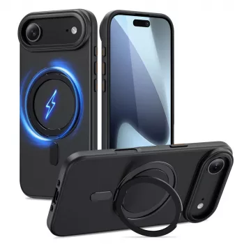 Tech-Protect MagRing MagSafe iPhone 17 Air, črn