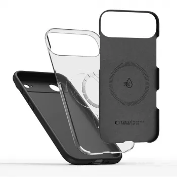 Tech-Protect Silicone MagSafe ovitek za Apple iPhone 17 Air, črn