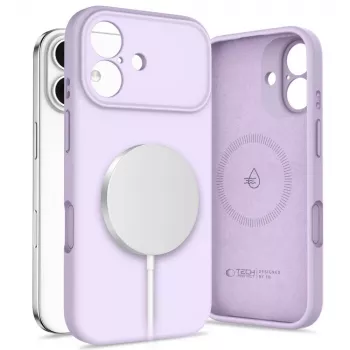 Tech-Protect Silicone MagSafe ovitek za Apple iPhone 17, mauve
