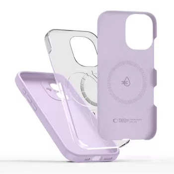 Tech-Protect Silicone MagSafe ovitek za Apple iPhone 17, mauve