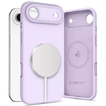 Tech-Protect Silicone MagSafe ovitek za Apple iPhone 17 Air, mauve