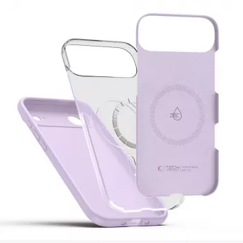 Tech-Protect Silicone MagSafe ovitek za Apple iPhone 17 Air, mauve