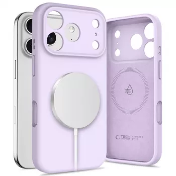 Tech-Protect Silicone MagSafe ovitek za Apple iPhone 17 Pro Max, mauve