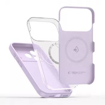 Tech-Protect Silicone MagSafe ovitek za Apple iPhone 17 Pro Max, mauve