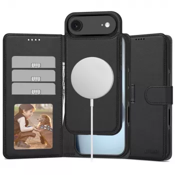 Tech-Protect Wallet MagSafe za iPhone 17 Air, mat črn