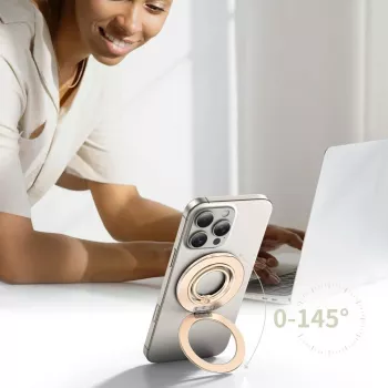 TECH-PROTECT MMR600 Magnetic MagSafe obroč za telefon satenasto zlat