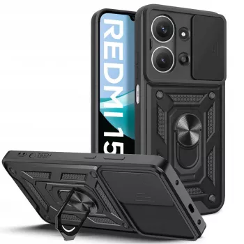 Tech-Protect Camshield Pro ovitek za Xiaomi Redmi 15C, črn