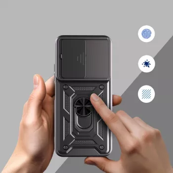 Tech-Protect Camshield Pro ovitek za Xiaomi Redmi 15C, črn
