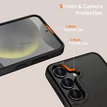 Tech-Protect Magmat ovitek za Xiaomi Redmi 15 4G, mat črn