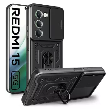 Tech-Protect Camshield Pro Xiaomi Redmi 15 4G / 5G, črn