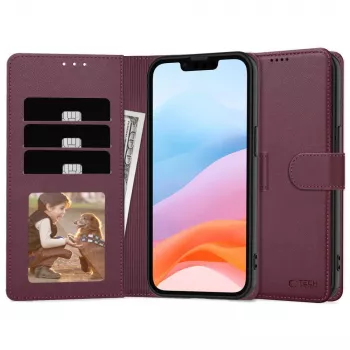 Tech-Protect denarnica ovitek za Samsung Galaxy A17 4G / 5G, murva