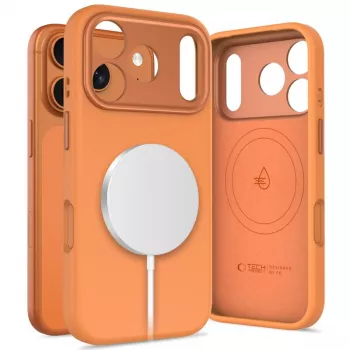 TECH-PROTECT UNIQ MagSafe hrbtni ovitek iPhone 17 Pro Cosmic Orange