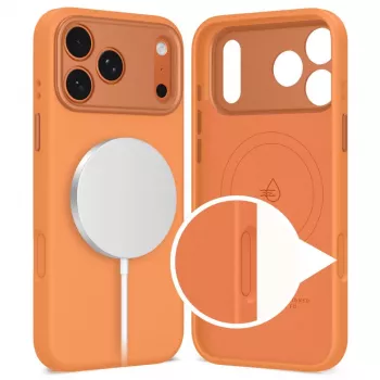 TECH-PROTECT UNIQ MagSafe hrbtni ovitek iPhone 17 Pro Cosmic Orange