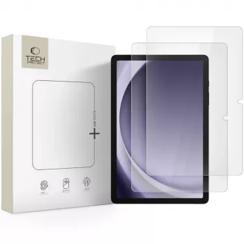 TECH-PROTECT Glass Fit+ 2 kosa kaljeno steklo zaščita zaslona za Samsung Galaxy Tab A9+ / A11+ Plus 11.0 inch (SM-X210/X215/X216/X230/X235/X236) prozorno