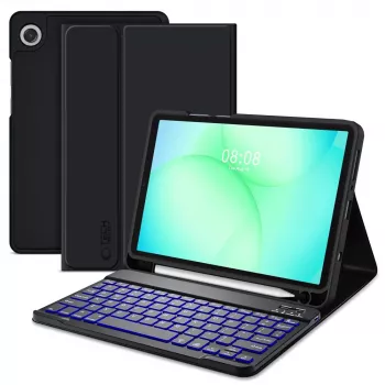 Tech-Protect SC PEN + KB ovitek za Samsung Galaxy Tab A9 / A11 8,7 inch X110 / X115 / X133 / X135, črn