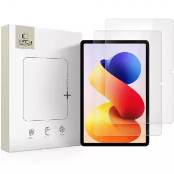 Tech-Protect Glass Fit+ kaljeno steklo zaščitno steklo za zaslon 2 kosa za Xiaomi Poco Pad M1 / Redmi Pad Pro / 2 Pro 12.1 prozorno