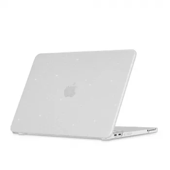Tech-Protect Smartshell trdo ohišje za MacBook Neo 13 2026, bleščeče prozorno