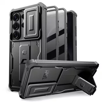 Tech-Protect Kevlar CAM+ 2-delni set Galaxy S26 Ultra, črn
