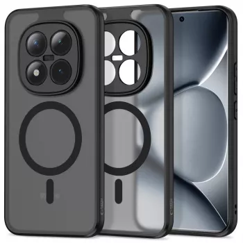 Tech-Protect Magmat MagSafe ovitek za Xiaomi Poco M8 Pro / Redmi Note 15 Pro+ Plus 5G, mat črn