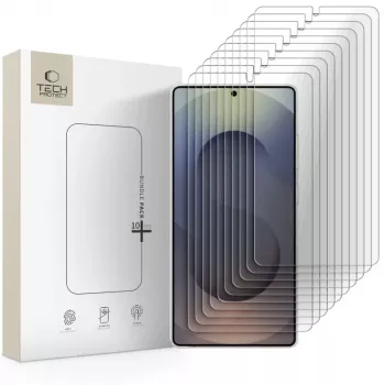 TECH-PROTECT paket 10 kaljenih zaščitnih folij za zaslon za Samsung Galaxy S26 Ultra, prozorno