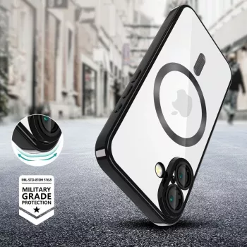 Tech-Protect MagFlex MagSafe iPhone 16E sijoče črn