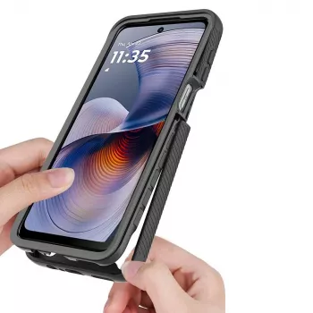 Tech-Protect Defense Motorola Moto G15 / G15 Power / G05 / E15 črn