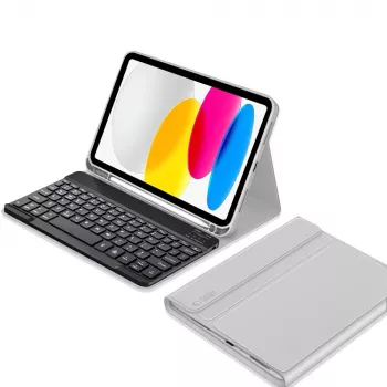 Tech-Protect SC Pen + Keyboard ovitek s tipkovnico za iPad 10,9 inch (10. gen, 2022) / iPad Air 11 inch (M2, 2024) / iPad Pro 11 inch (M4, 2024) – siv