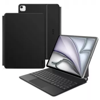 Tech-protect SC Magnetic + KB za iPad PRO 12.9 inch 4/5/6 (2020-2022) / AIR 13 inch 1/2/3 (2024-2026) črn