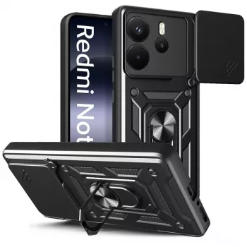 Tech-Protect Camshield Pro ovitek za Xiaomi Redmi Note 14 4G, mat črn