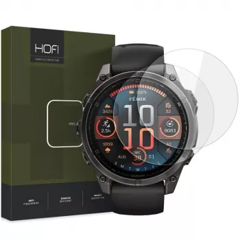 HOFI GLASS PRO+ kaljeno steklo za zaščito zaslona, 2 kosa, za Garmin Fenix 8 (47 mm), prozorno