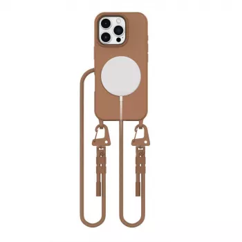 Tech-Protect Magnecklage MagSafe ovitek za iPhone 16 Pro Max, rjav