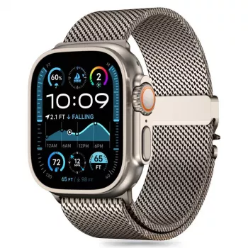 TECH-PROTECT Milano Apple Watch 8 / 9 / 10 / 11 / SE / Ultra (44 / 45 / 46 / 49 mm) titanov jermen