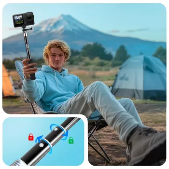 Tech-Protect GA100 teleskopski monopod in selfie palica za GoPro