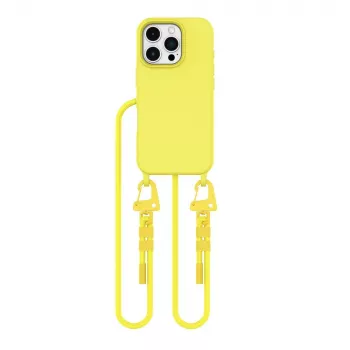 Tech-Protect Magnecklace MagSafe ovitek za Apple iPhone 16 Pro, rumen