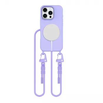 Tech-Protect Magnecklace MagSafe ovitek za iPhone 16 Pro Max, lavanda