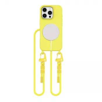 Tech-Protect Magnecklace MagSafe ovitek za iPhone 16 Pro Max, rumen