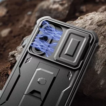 TECH-PROTECT KEVLAR CAM+ 2-SET Galaxy A57 5G črno zaščitno ohišje