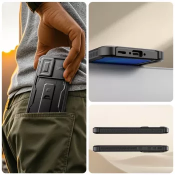 TECH-PROTECT Kevlar Cam+ 2 kosa zaščite za leče kamere za Samsung Galaxy A36 / A37 5G, črni