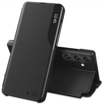 Tech-Protect Smart View ovitek za Samsung Galaxy A37 5G, črn