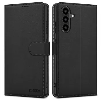 Tech-Protect Wallet ovitek za Samsung Galaxy A27 5G, črn