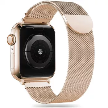 TECH-PROTECT Milanese Loop zapestnica za Apple Watch 4 / 5 / 6 / 7 / 8 / 9 / SE (38 / 40 / 41 mm) zlata