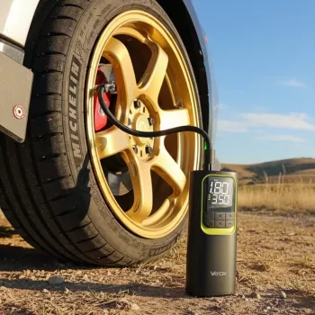 VAYOX VA0410 polnilna zračna črpalka 8000mAh valj 19mm s funkcijo powerbank