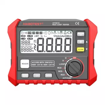 Digitalni tester RCD/upornosti zanke Habotest HT5910